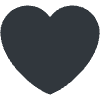 Black Heart Emoji from Twemoji Set | Free Download as SVG Vector and Transparent PNG | Streamline emojis