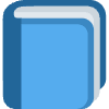 Blue Book Element from Twemoji Emoji Set