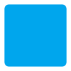 Blue Square Flat Element from Fluent Emoji Flat Set