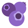 Blueberries Flat Element from Fluent Emoji Flat Set