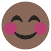 Blushing Smiley Face Element from EmojiTwo Colors Set