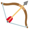 Bow And Arrow Element from Noto Emojis Set