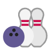 Bowling Flat Emoji from Fluent Emoji Flat Set | Free Download as SVG Vector and Transparent PNG | Streamline emojis