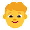 Boy Flat Default Element from Fluent Emoji Flat Set