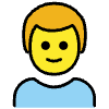 Boy Element from OpenMoji Emoji Set