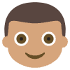 Boy Medium Skin Tone Element from EmojiTwo Colors Set