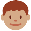 Boy Medium Skin Tone Element from Twemoji Emoji Set