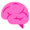 Brain Flat Emoji from Fluent Emoji Flat Set | Free Download as SVG Vector and Transparent PNG | Streamline emojis