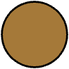 Brown Circle Element from OpenMoji Emoji Set
