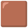 Brown Square Element from Noto Emojis Set