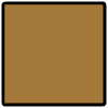 Brown Square Element from OpenMoji Emoji Set
