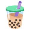 Bubble Tea Element from Noto Emojis Set