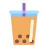 Bubble Tea Flat Emoji from Fluent Emoji Flat Set | Free Download as SVG Vector and Transparent PNG | Streamline emojis