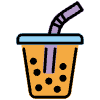 Bubble Tea Element from OpenMoji Emoji Set