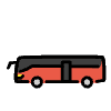 Bus Element from OpenMoji Emoji Set