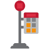 Bus Stop Element from Twemoji Emoji Set