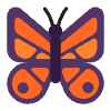 Butterfly Flat Element from Fluent Emoji Flat Set