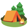Camping Element from Noto Emojis Set