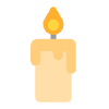 Candle Flat Element from Fluent Emoji Flat Set