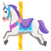 Carousel Horse Element from Noto Emojis Set