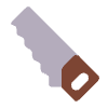 Carpentry Saw Flat Element from Fluent Emoji Flat Set