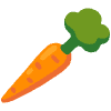 Carrot Element from Noto Emojis Set