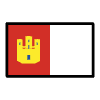 Castile La Mancha Flag Element from OpenMoji Emoji Set