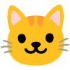 Cat Face Element from Noto Emojis Set