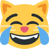 Cat With Tears Of Joy Element from Twemoji Emoji Set