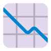 Chart Decreasing Flat Element from Fluent Emoji Flat Set