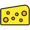 Cheese Wedge Element from OpenMoji Emoji Set