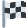 Chequered Flag Element from Twemoji Emoji Set