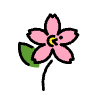 Cherry Blossom Element from OpenMoji Emoji Set