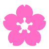 Cherry Blossom Flat Element from Fluent Emoji Flat Set