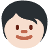 Child Light Skin Tone Element from Twemoji Emoji Set