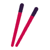 Chopsticks Flat Element from Fluent Emoji Flat Set