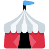 Circus Tent Element from Twemoji Emoji Set