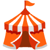 Circus Tent Element from Noto Emojis Set