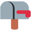 Closed Mailbox With Lowered Flag Emoji from Twemoji Set | Free Download as SVG Vector and Transparent PNG | Streamline emojis