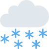 Cloud With Snow Element from Twemoji Emoji Set