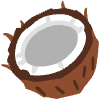 Coconut Element from Noto Emojis Set
