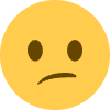 Confused Face Element from Twemoji Emoji Set