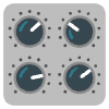 Control Knobs Element from Noto Emojis Set