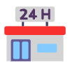 Convenience Store Flat Element from Fluent Emoji Flat Set