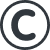 Copyright Symbol Element from Twemoji Emoji Set