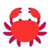 Crab Flat Element from Fluent Emoji Flat Set