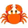 Crab Element from Noto Emojis Set