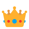 Crown Flat Element from Fluent Emoji Flat Set