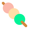Dango Flat Element from Fluent Emoji Flat Set