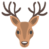 Deer Element from EmojiTwo Colors Set